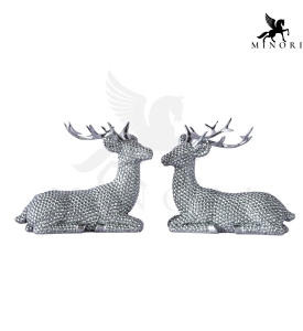 TƯỢNG HƯƠU BẠC NẰM