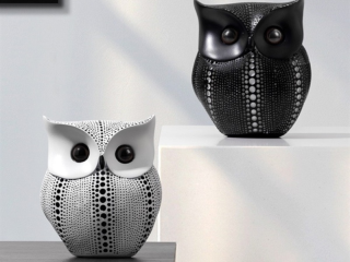  Tượng chim cú chấm bi được coi là một trong những biểu tượng mang lại may mắn và thành công cho gia chủ.